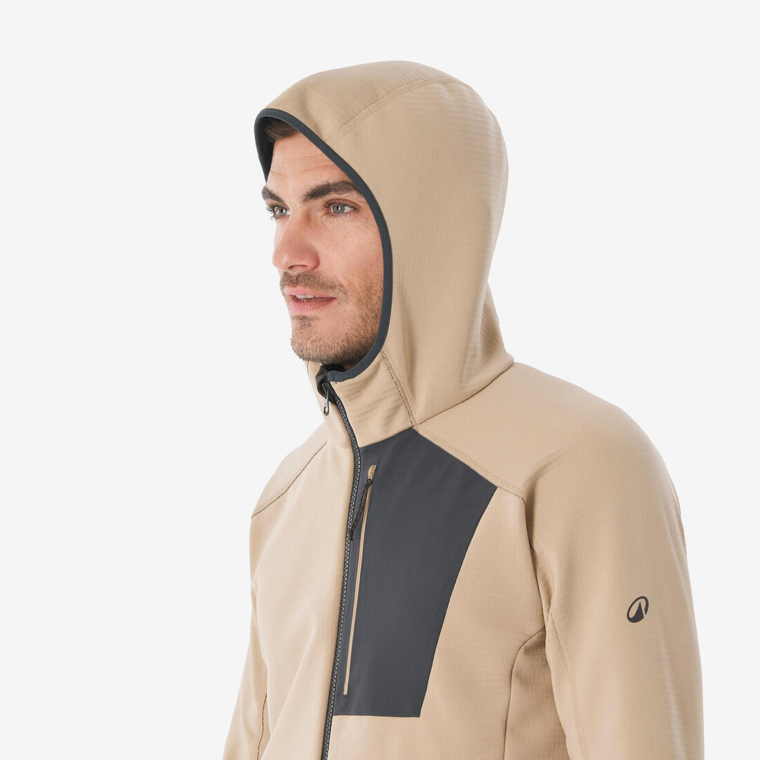 Polaire de randonnée montagne homme, MH500 full zip