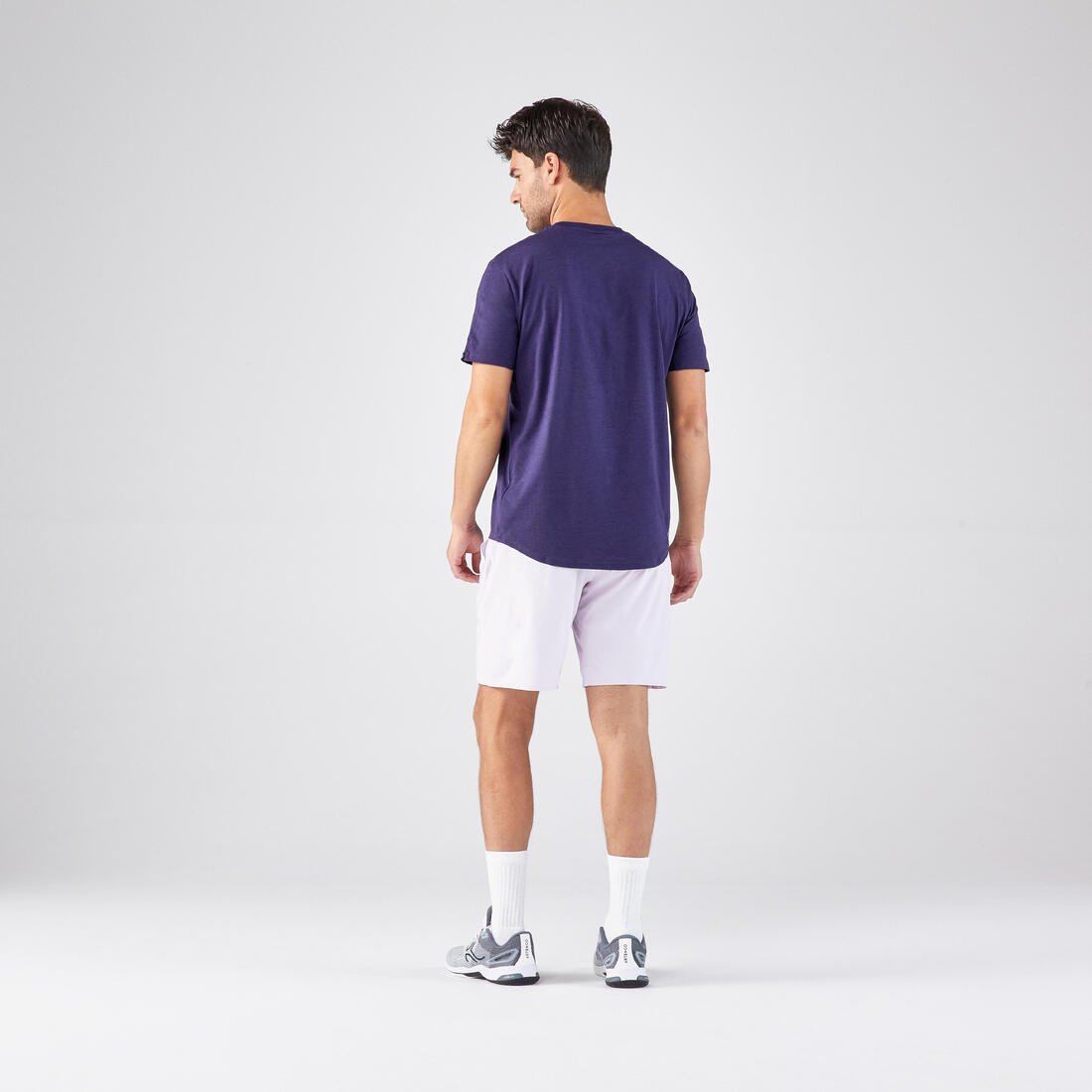 T-shirt de tennis homme - tts soft blanc cassé