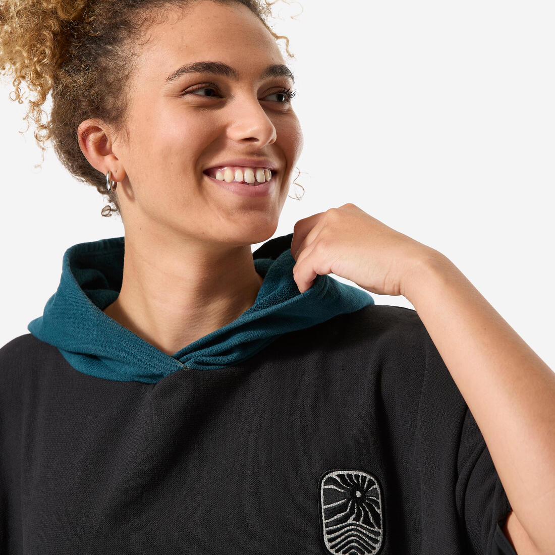 Poncho surf Adulte - 500 sable