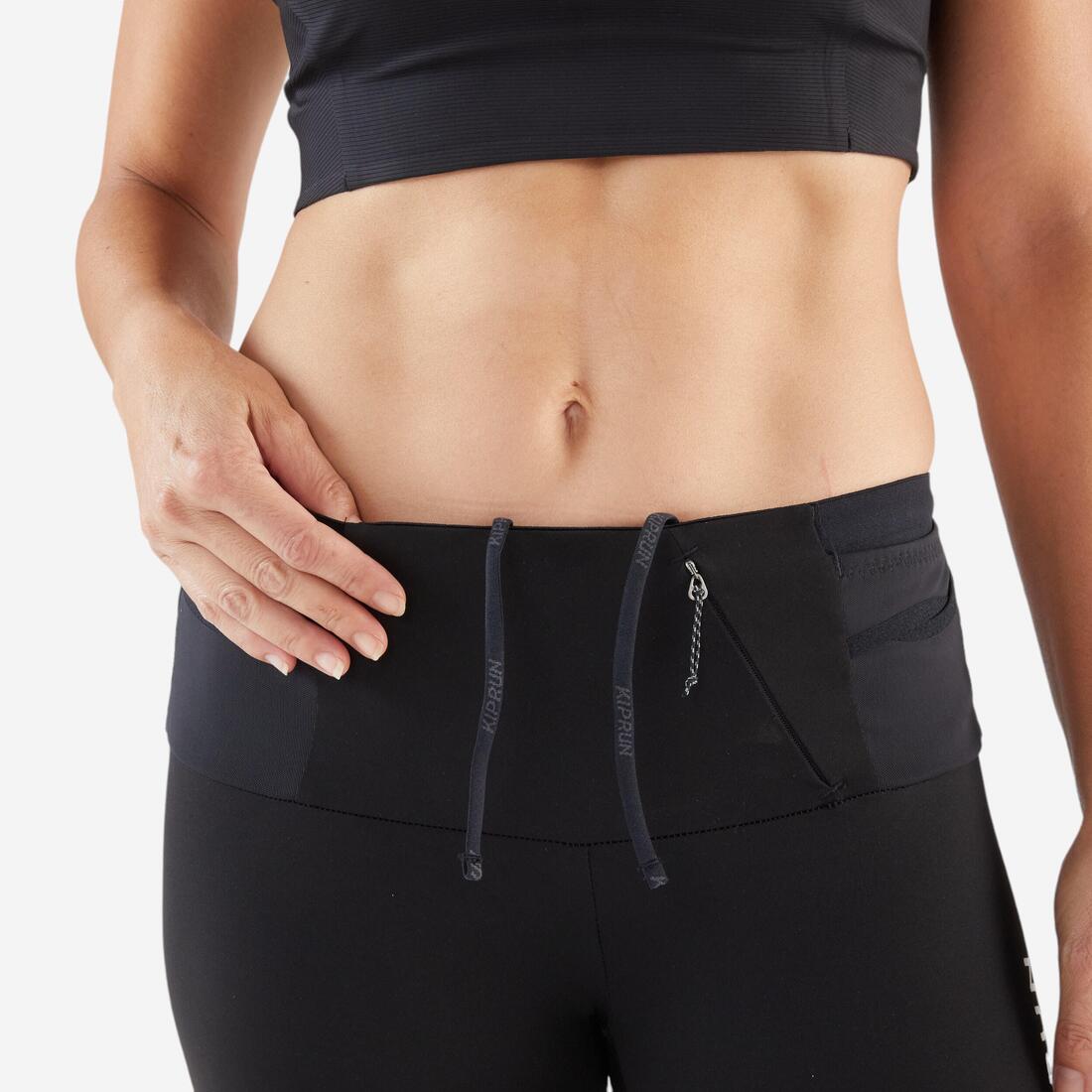 Legging running & trail femme - kiprun run 900 light noir