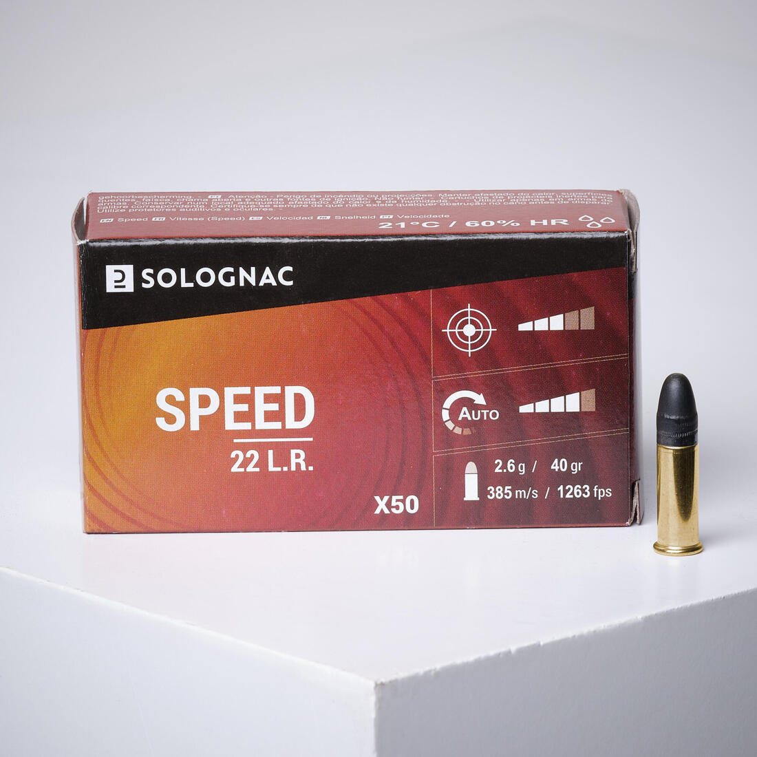Balle 22 long rifle speed x50