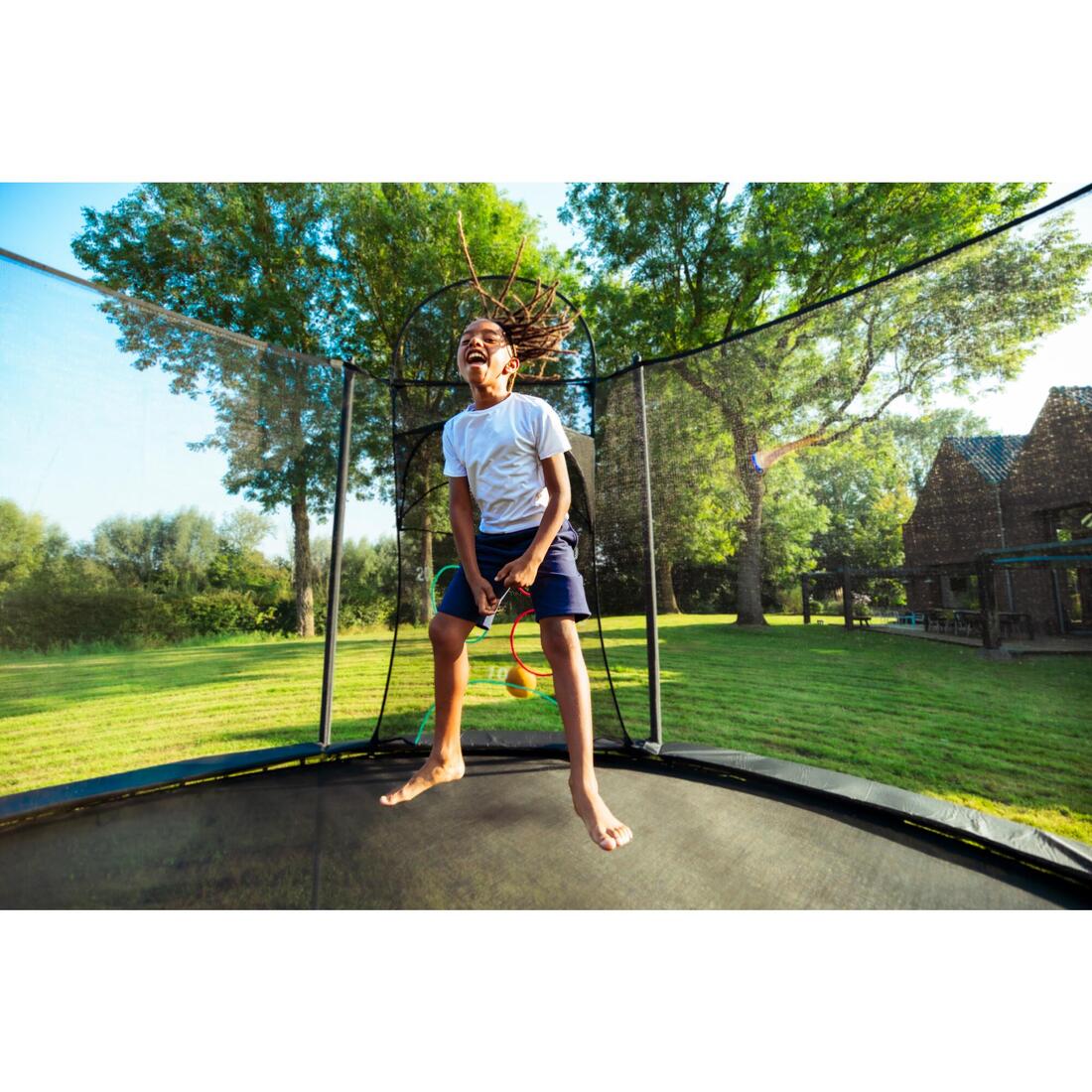 Trampoline 420 avec filet de protection - montage sans outil