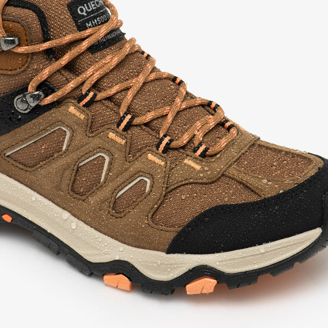 Chaussures de randonnée hautes imperméables femme, MH500