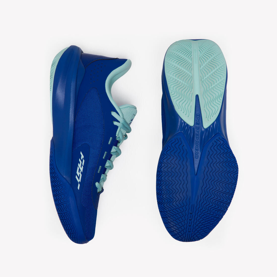 Chaussures de basket basses adhérentes homme femme, Fast 500