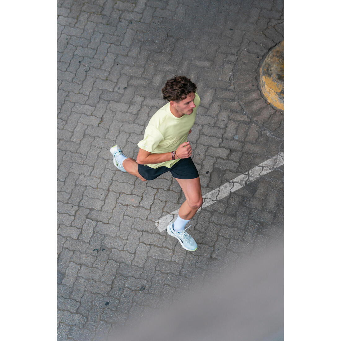 T-shirt de running respirant homme - kiprun run 500 dry