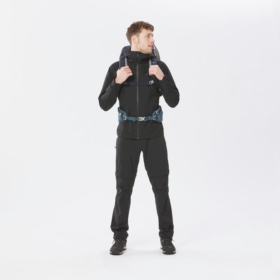 Veste légère imperméable de randonnée - mh500 - homme