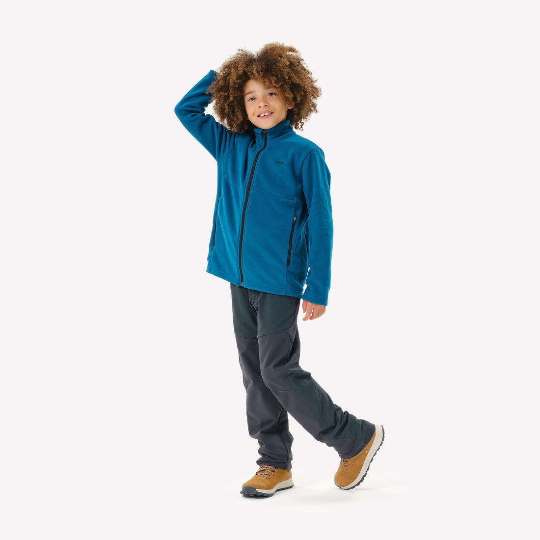 Veste polaire de randonnée enfant 7-15 ans, MH500 zip