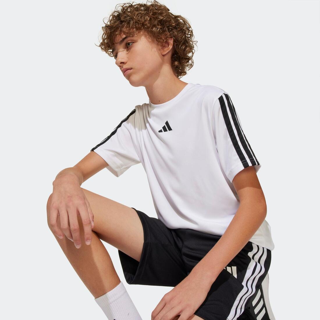 T-shirt Train Essentials 3 Bandes Enfant Adidas