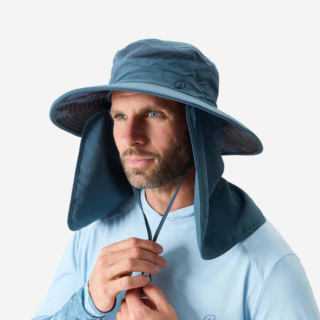 Chapeau de pêche Adulte Bleu 60cm