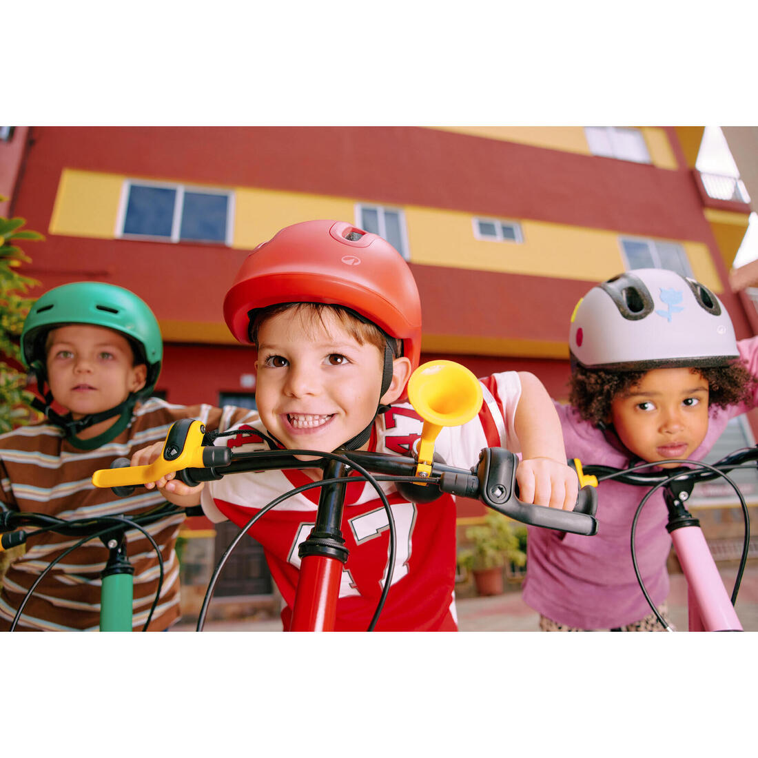 Casque velo enfant 47-55 cm, play 500