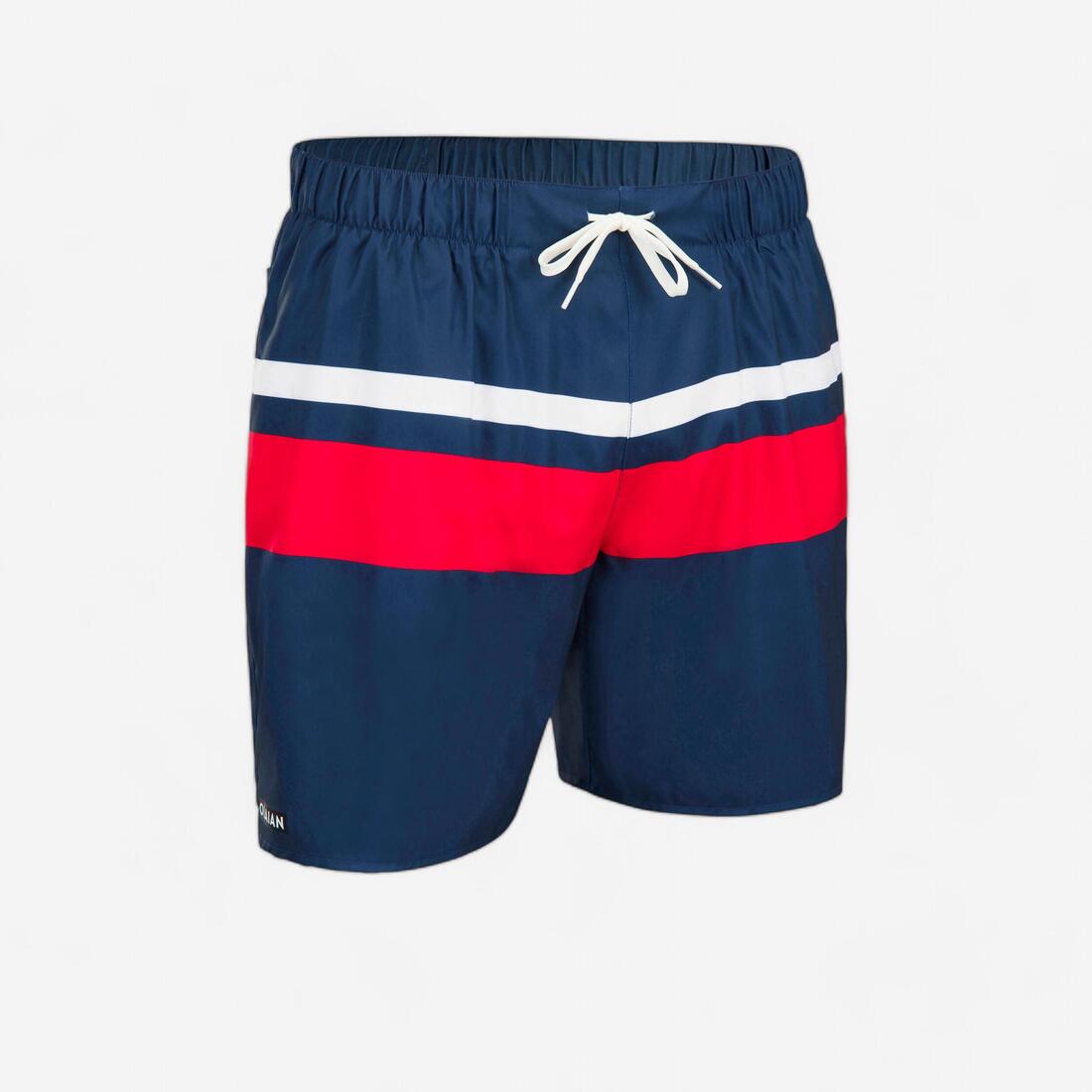 Boardshort surf 100 15" POPSTRIPE BLUE – bleu