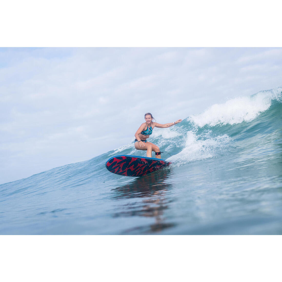 Haut de maillot de bain femme brassière de surf dos dégagé ANDREA KOGA MALDIVES