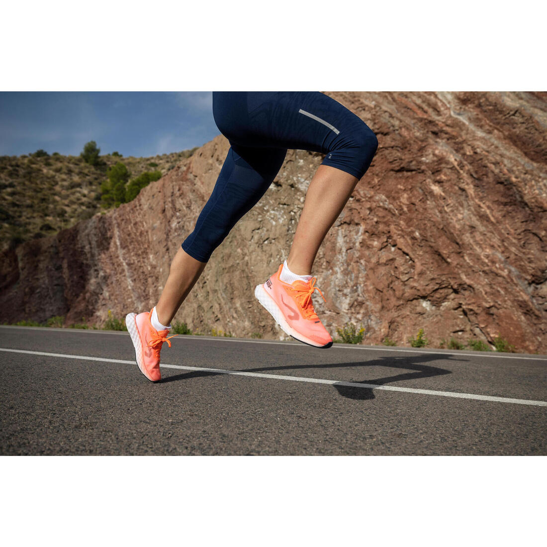 Corsaire running sans couture Femme - KIPRUN CARE