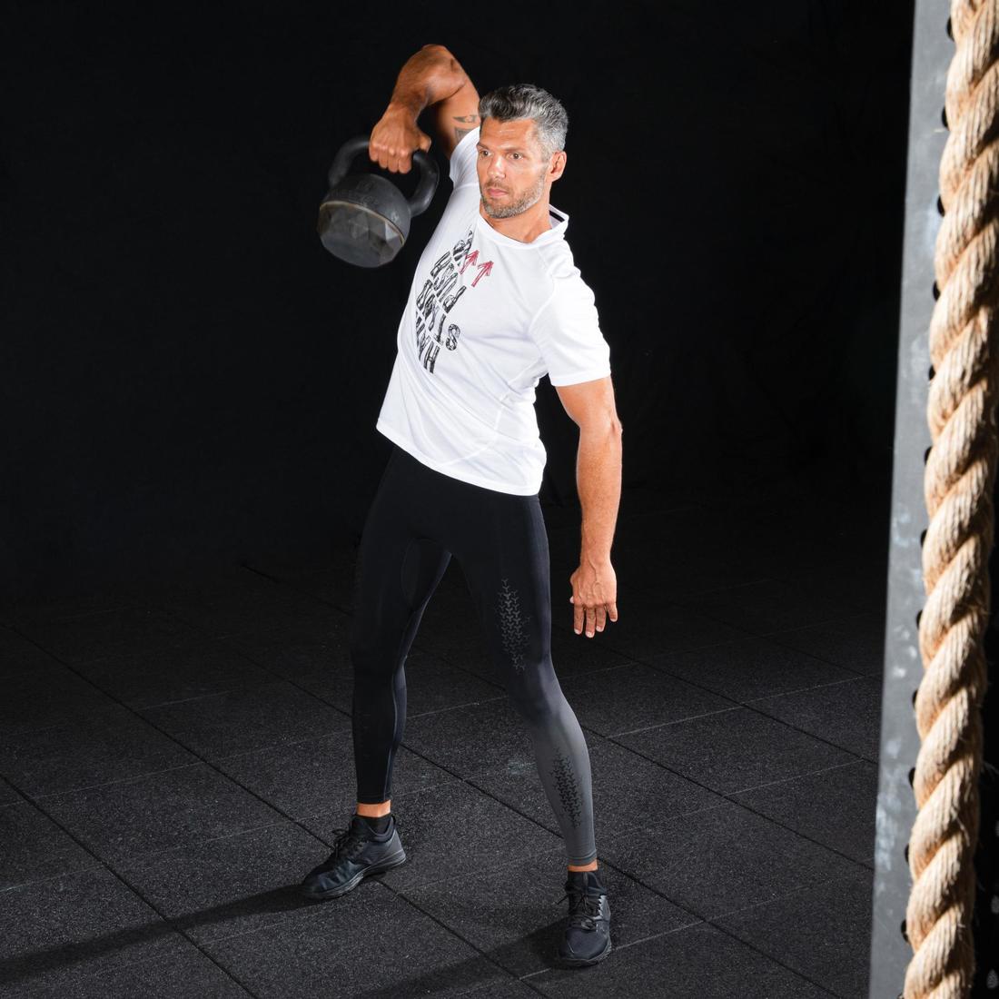 Legging de cross training homme, noir