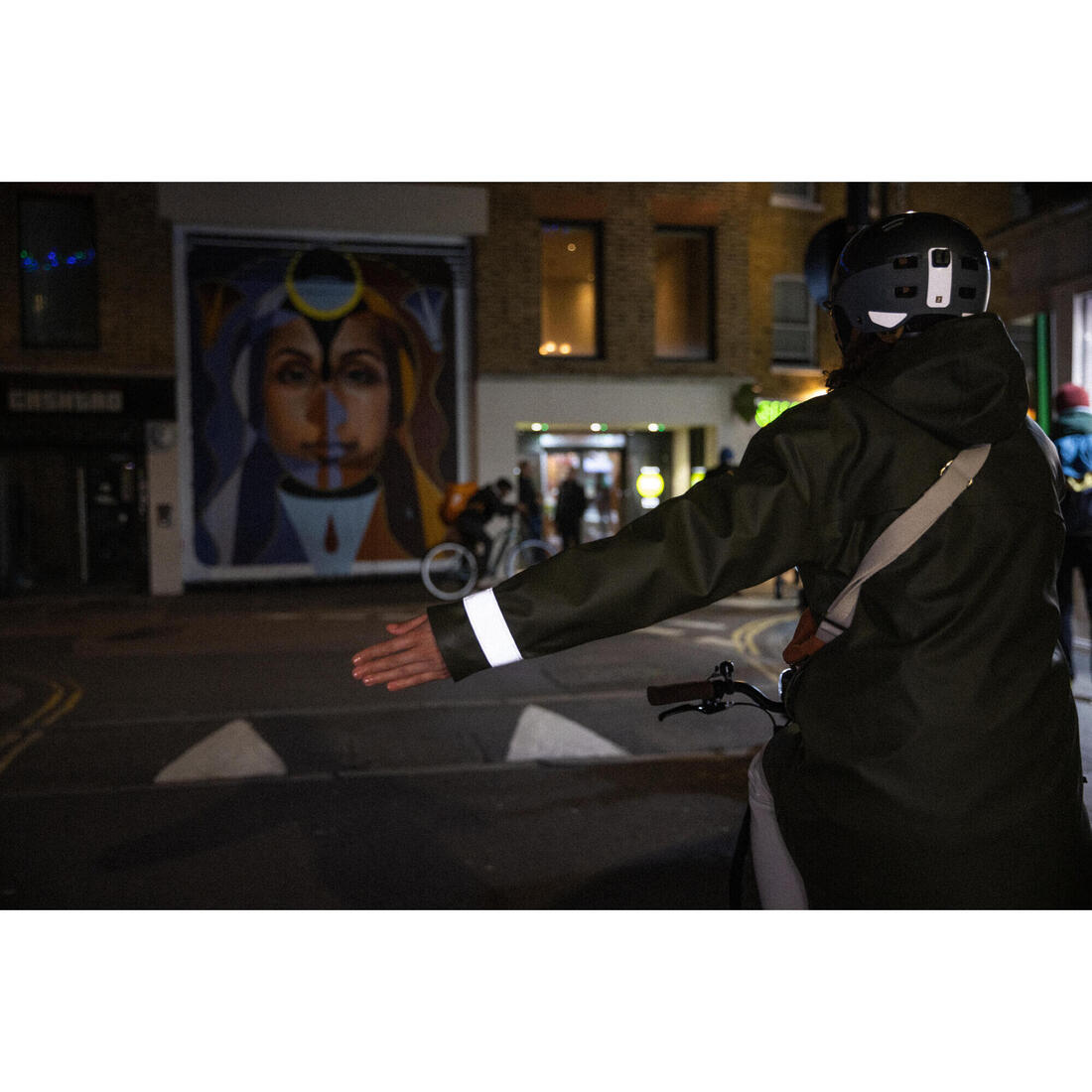Parka imperméable vélo ville unisexe