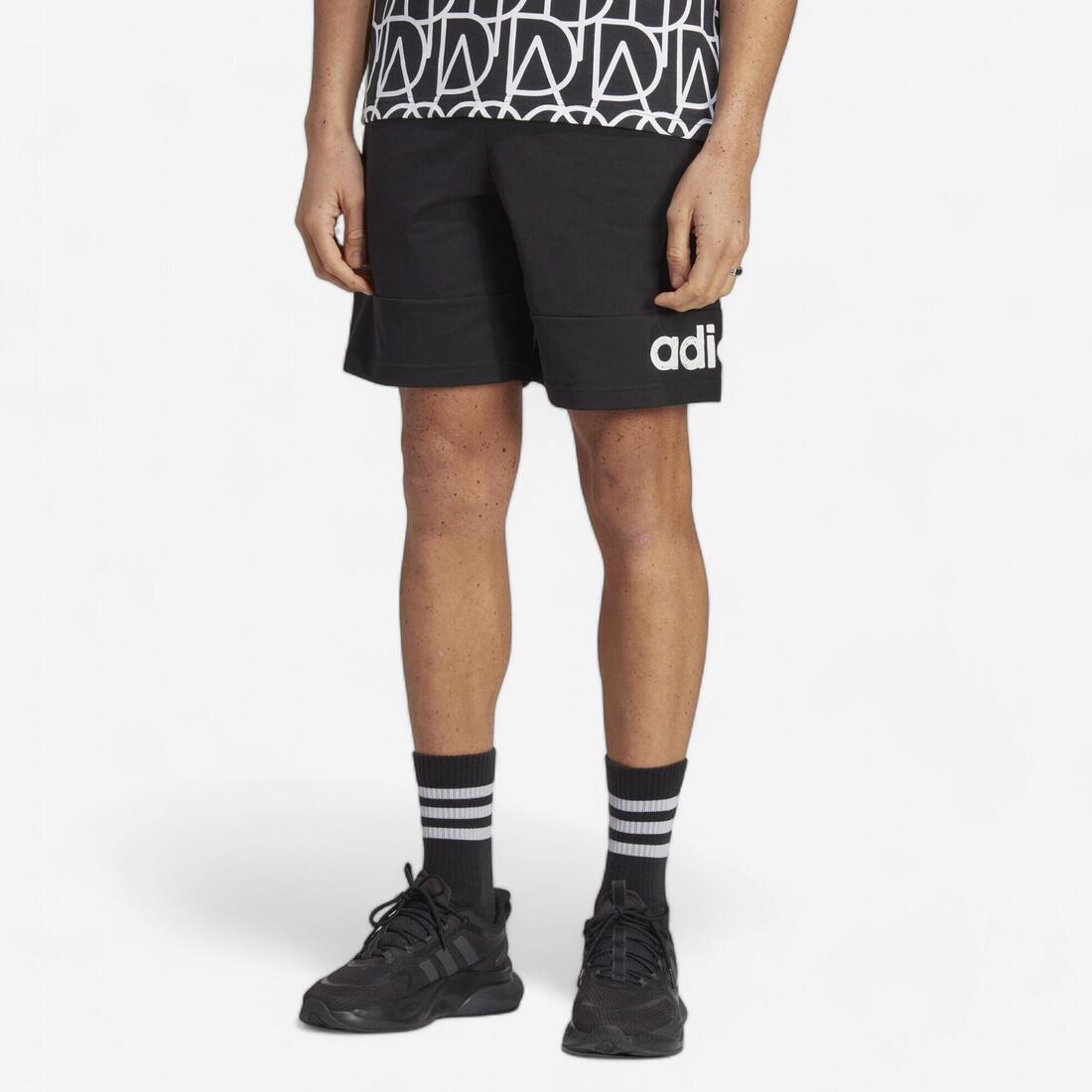 SHORT DE FITNESS ADIDAS HOMME NOIR BLANC – noir