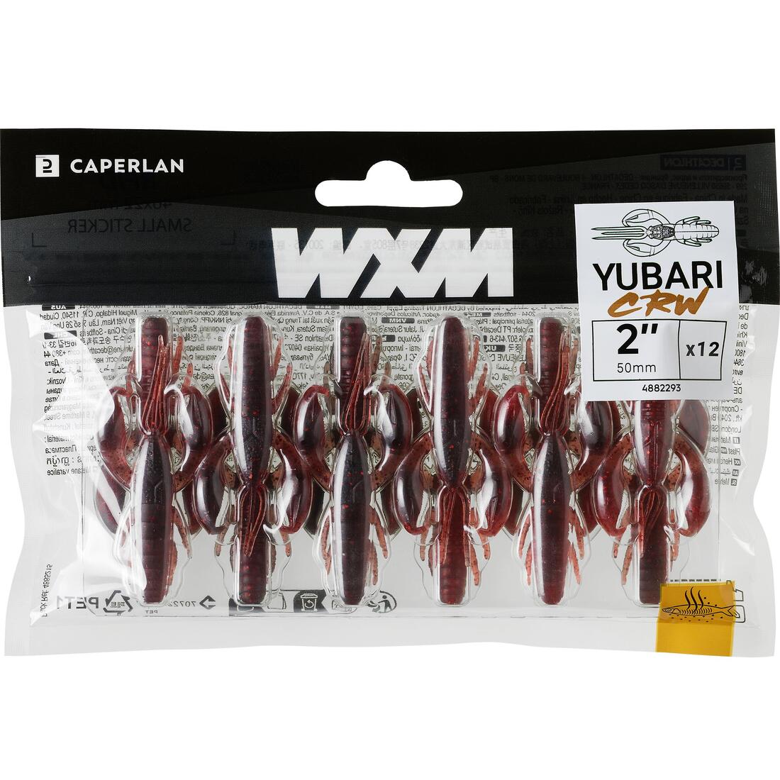 Leurre souple écrevisse avec attractant YUBARI CRW 2" 5cm YOUNG CRAW