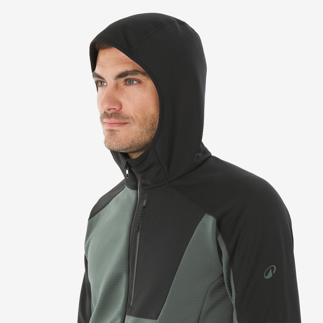 Polaire de randonnée montagne homme, MH500 full zip