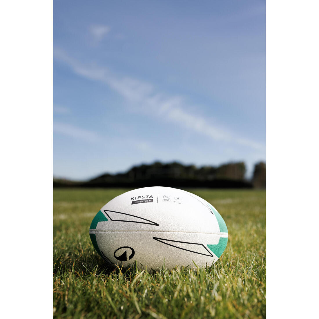 Ballon d'initiation de rugby taille 4, Vert
