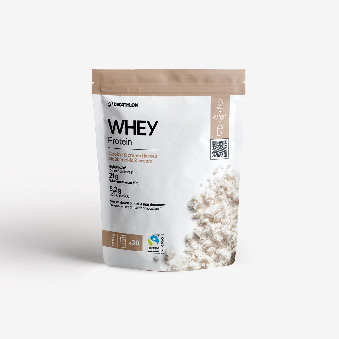 Whey protein cookies & cream 900g