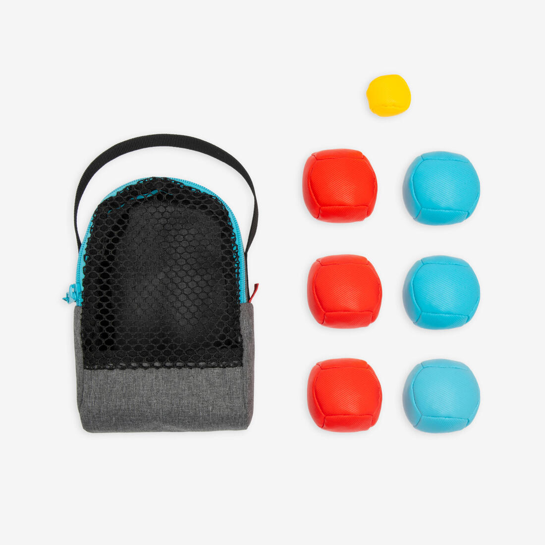 Jeu de 6 boules pétanque loisir ENTER 100 SOFT Intérieur Extérieur