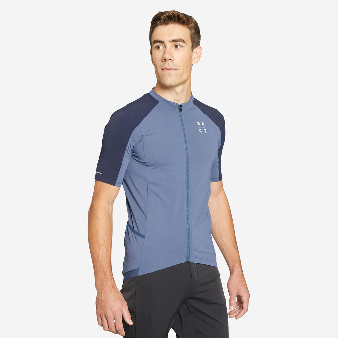 Maillot VTT manches courtes Race Bleu – 8787673