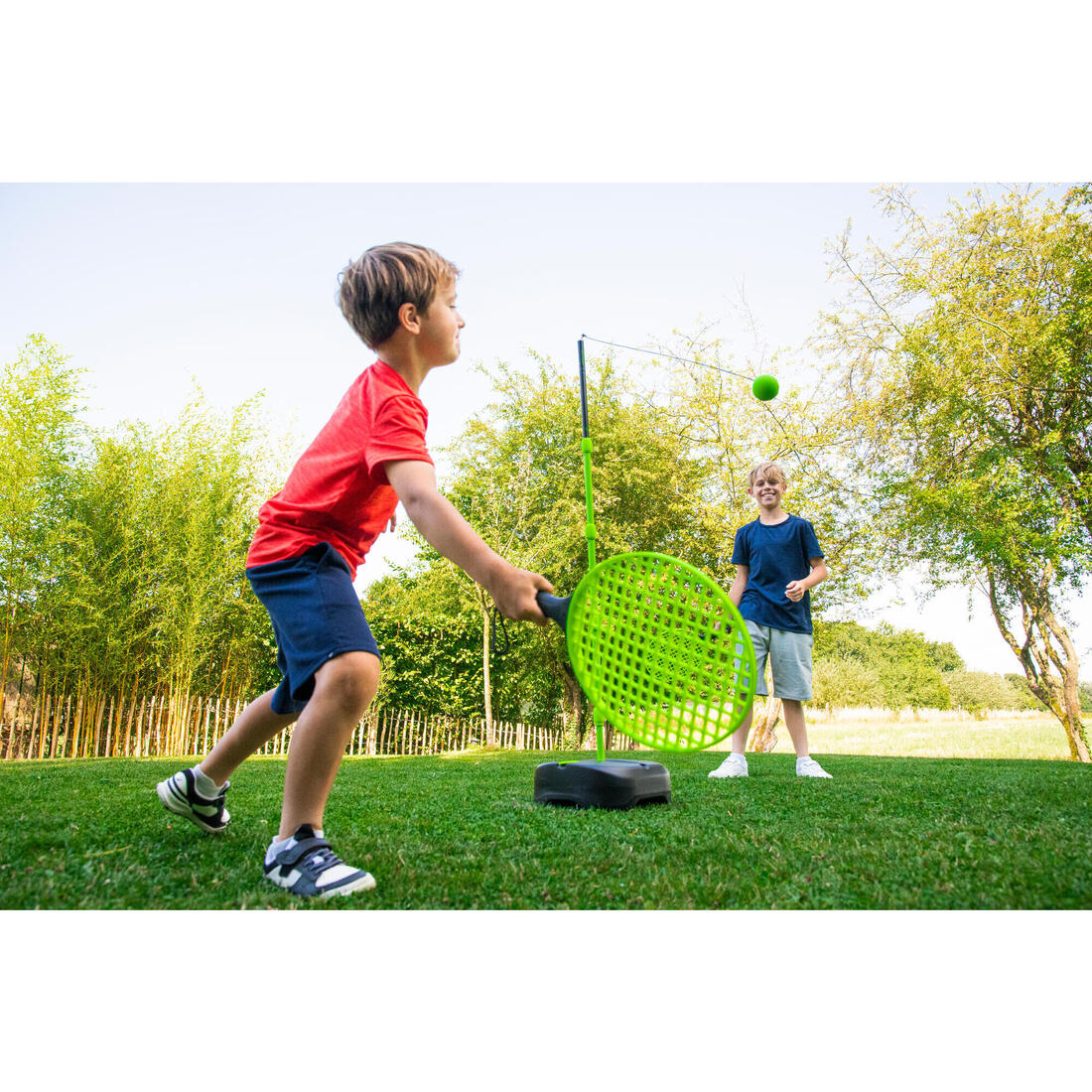 Pack de Speedball (1mât, 2 raquettes et 1 balle) TURNBALL JUNIOR NOIR JAUNE