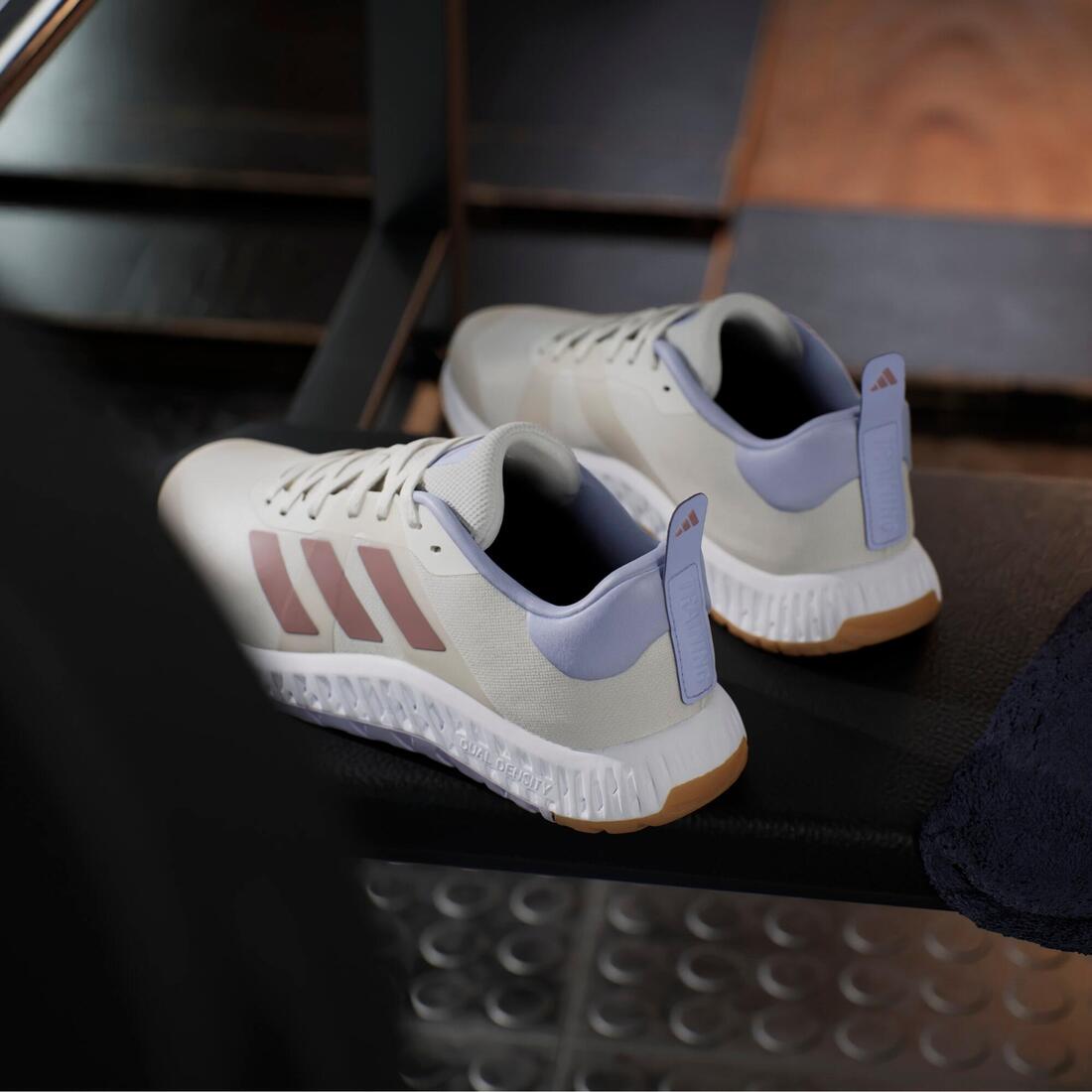 Chaussures Everyset de fitness femme, beige et violet
