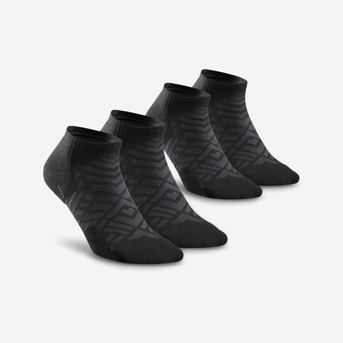 Chaussette Hike 100 Low  - Grise - Lot de 2 paires