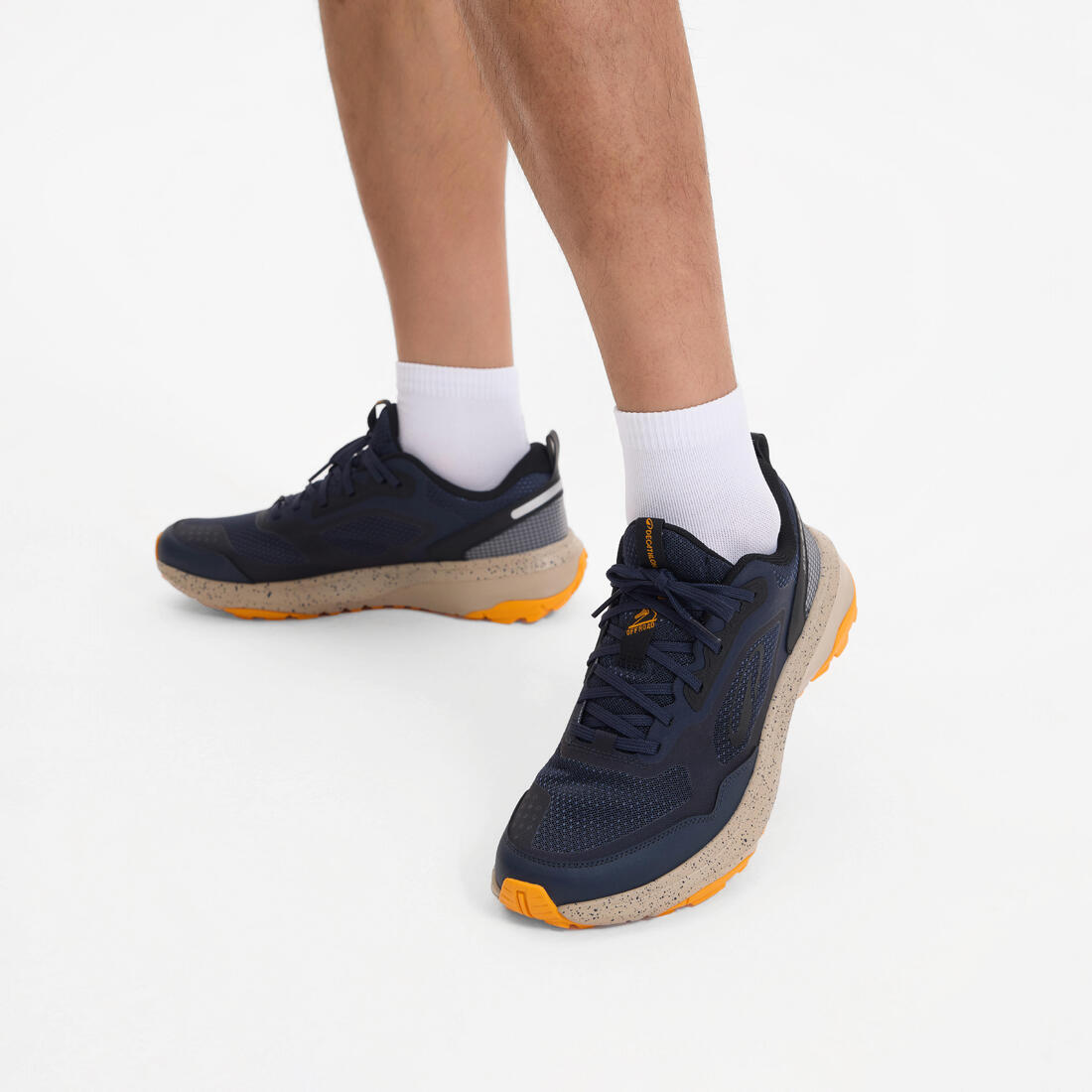Chaussures de running route et trail homme, jf 190 grip bleu foncé