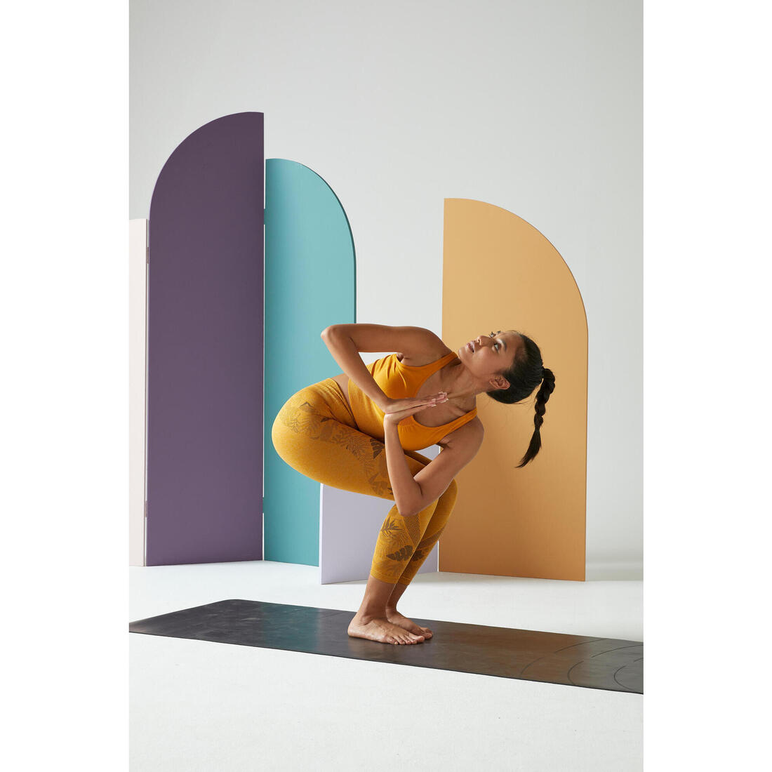 LEGGING 7/8 YOGA DYN SANS COUTURES CHINE