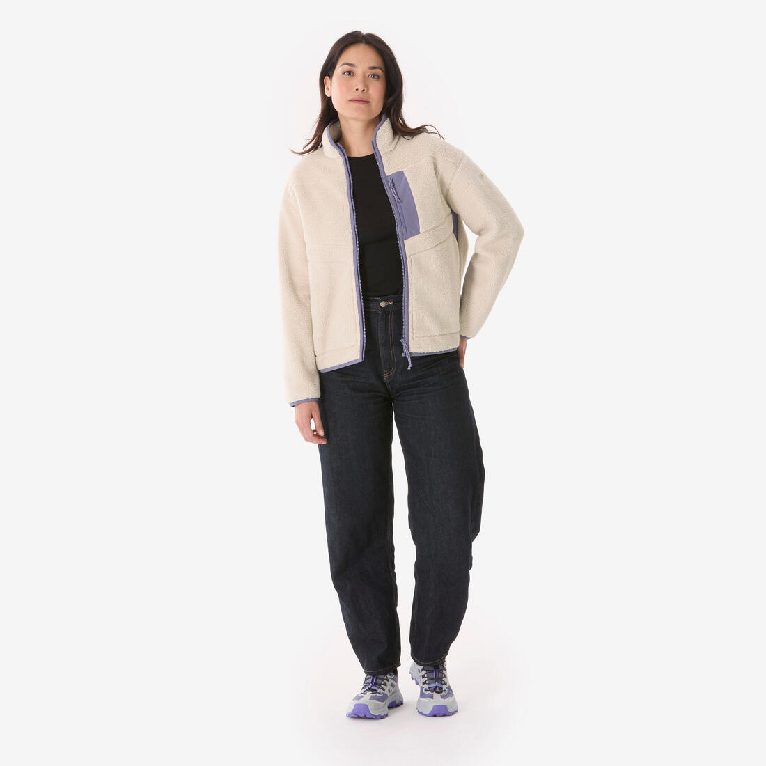 Polaire de randonnée femme, sherpa MH500