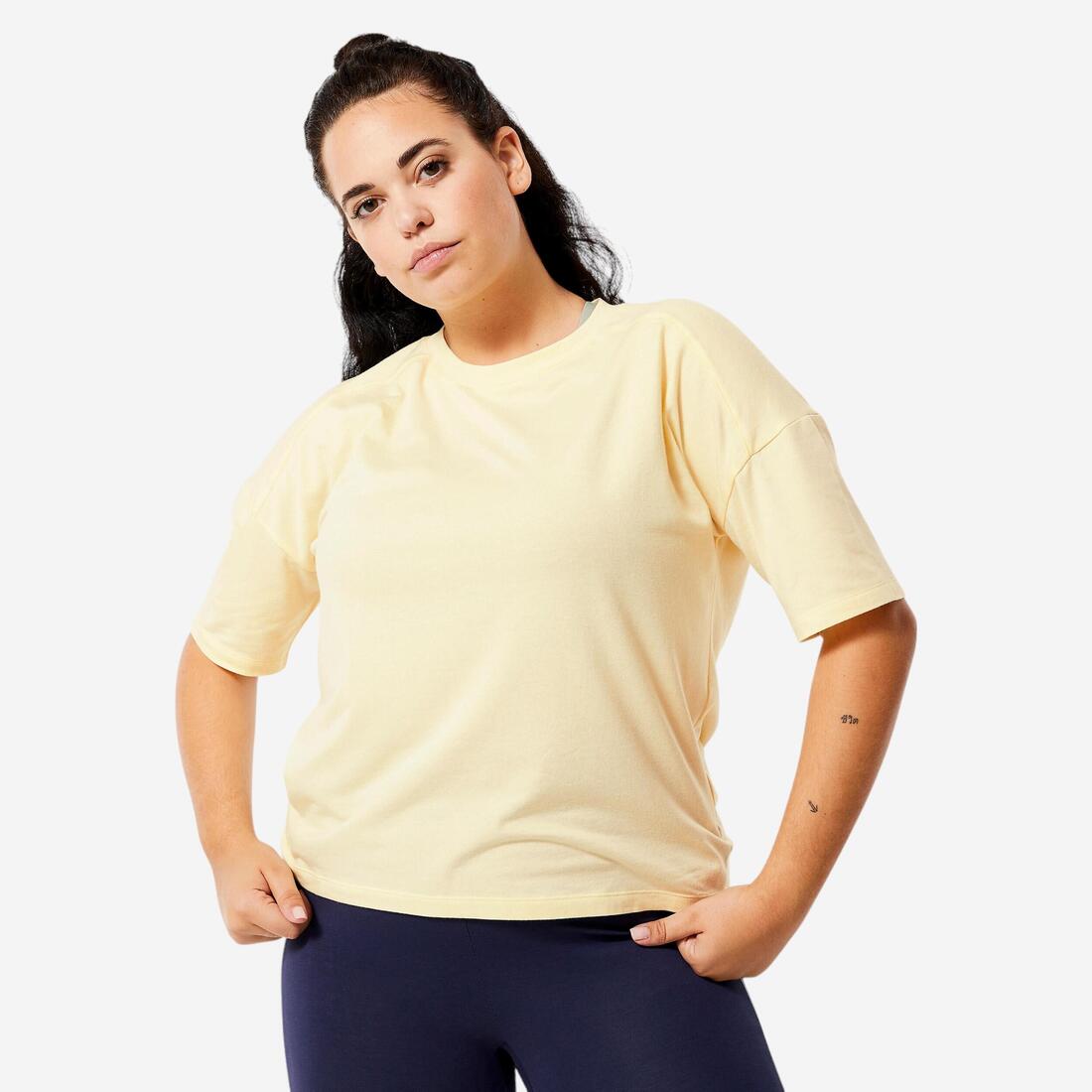 T-shirt Loose fitness femme - 520 lin