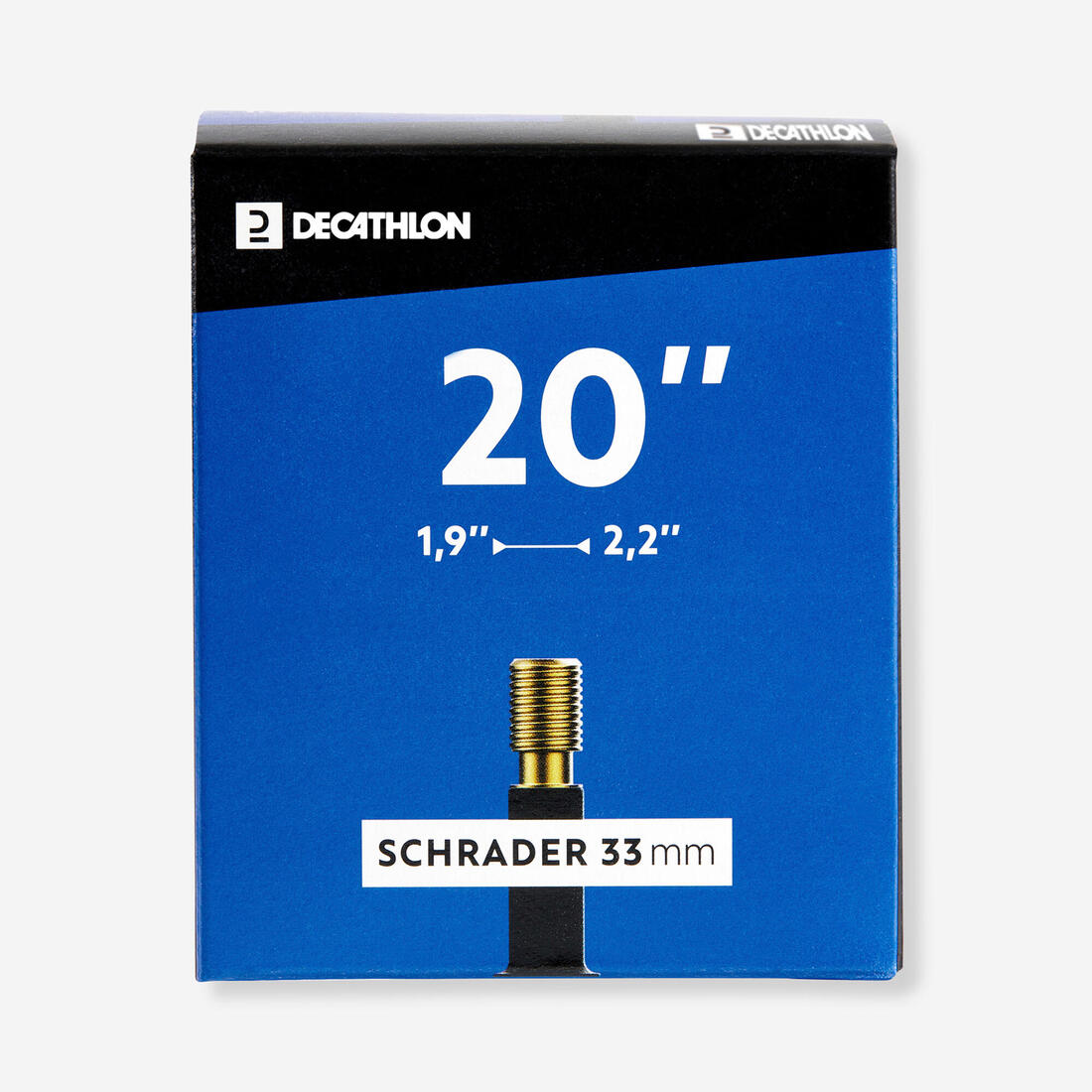 Chambre à air 20x1,9/2,2 valve schrader 33mm