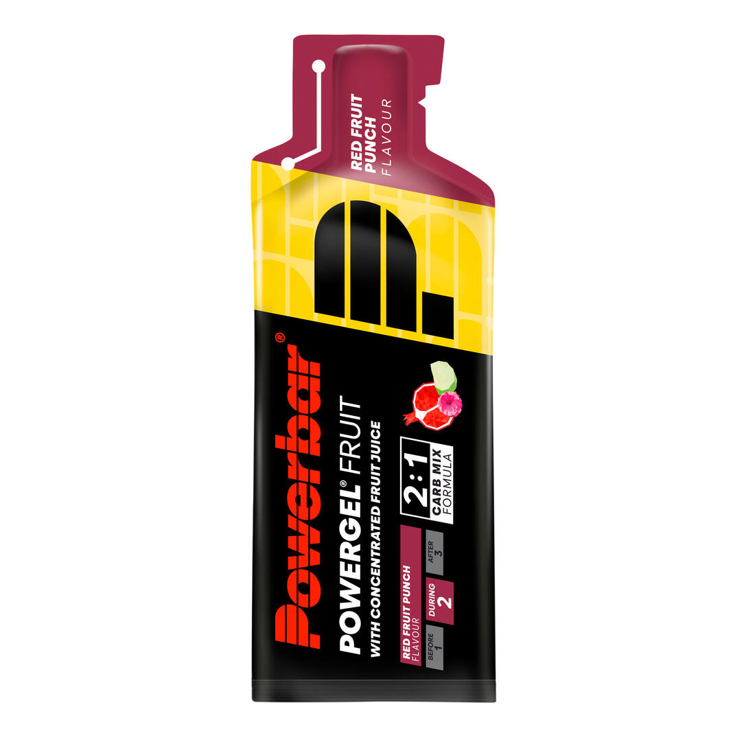 Gel énergétique POWER GEL fruits rouges 4x41g