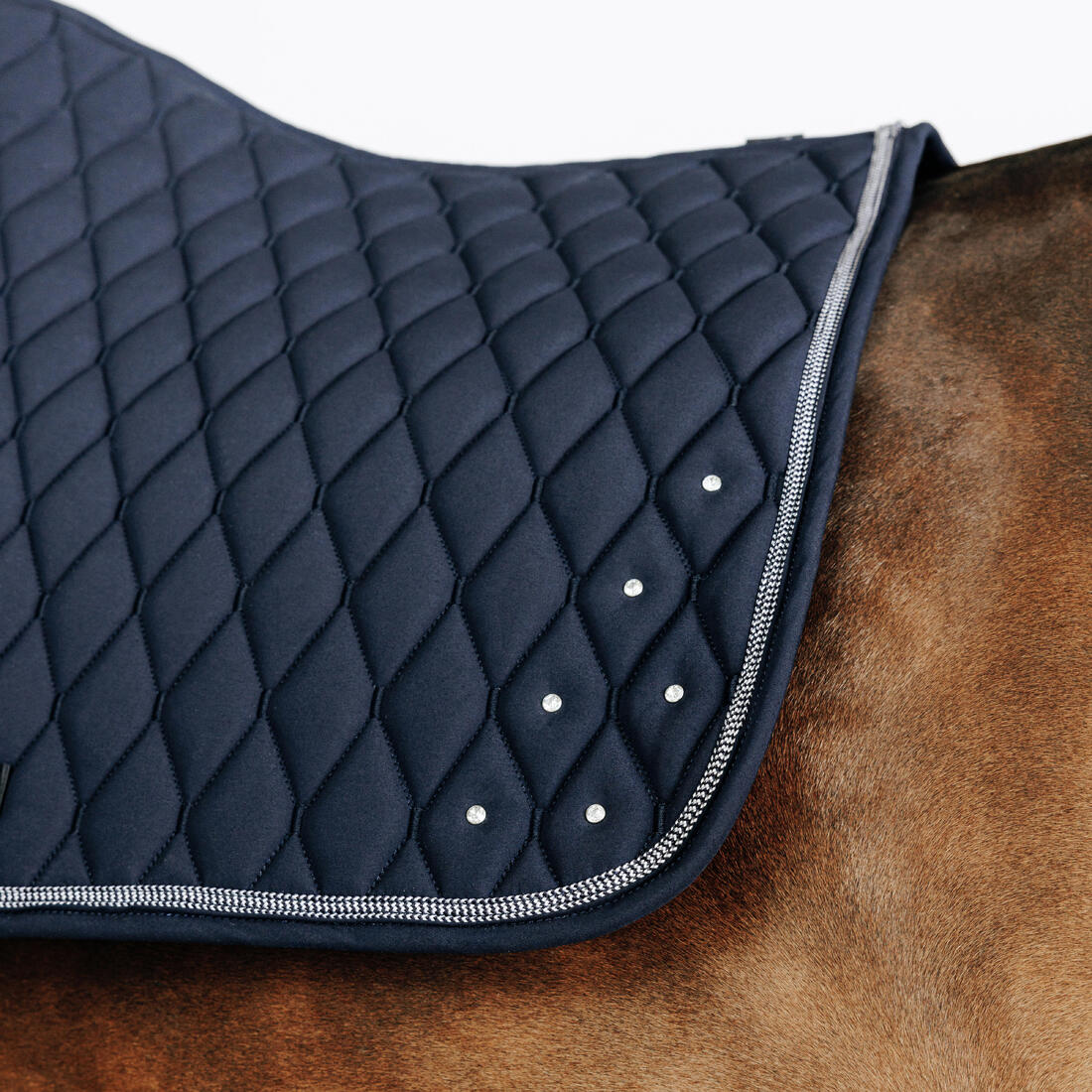 Tapis de selle équitation strass Cheval et Poney - 500