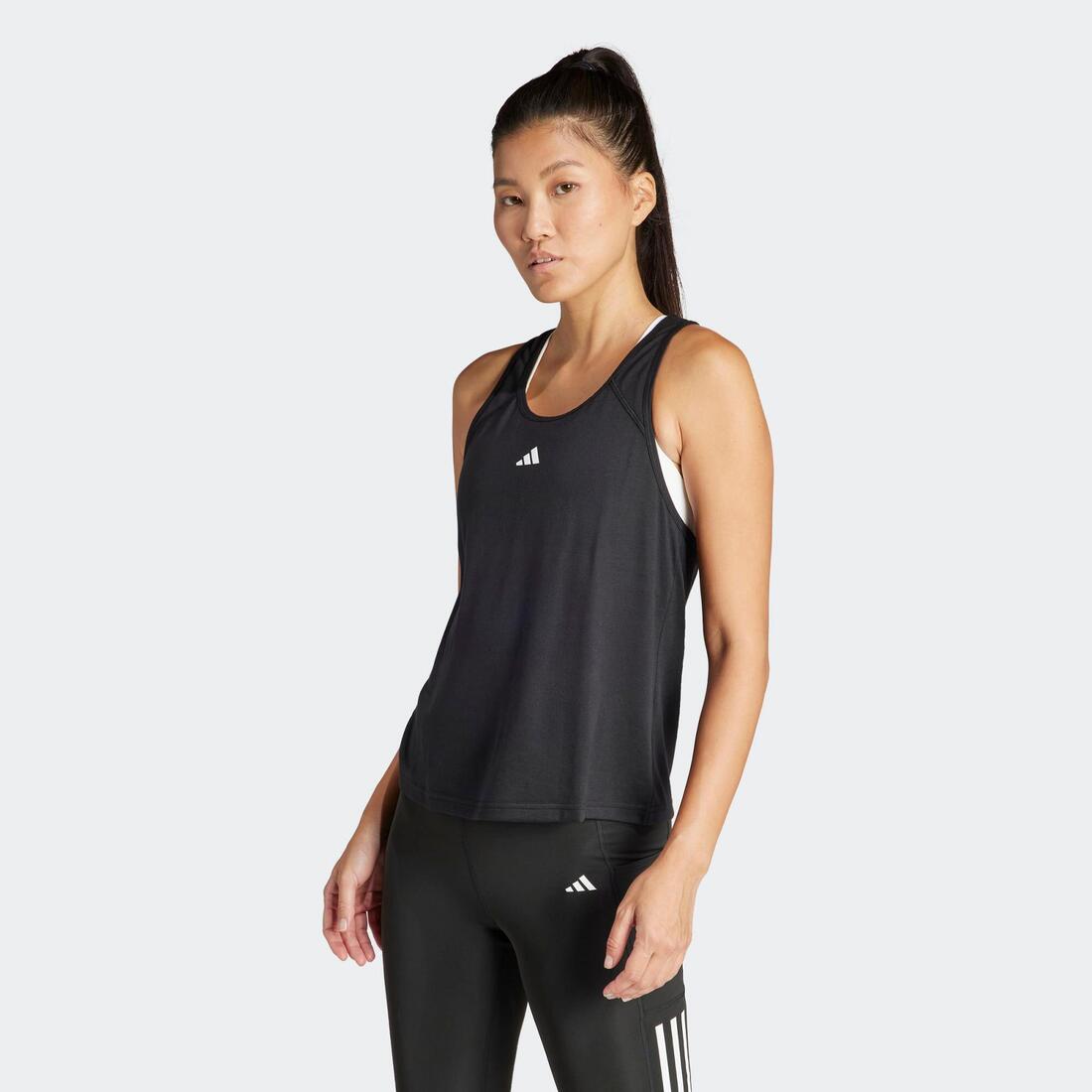 Débardeur fitness femme – noir
