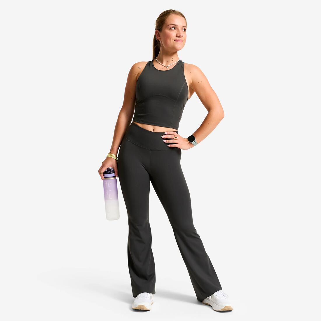 Legging de sport flare et taille haute femme,  Shape