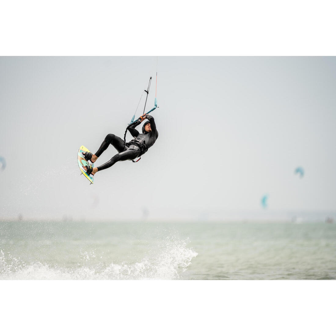 CASQUE DE KITE / WING KS 500 Jaune fluo