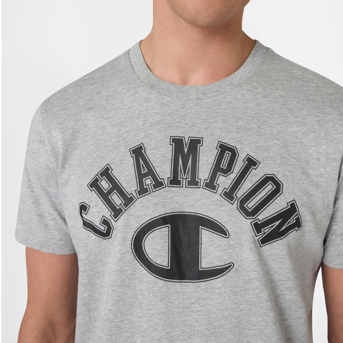 Tee-shirt regular Champion, homme, noir