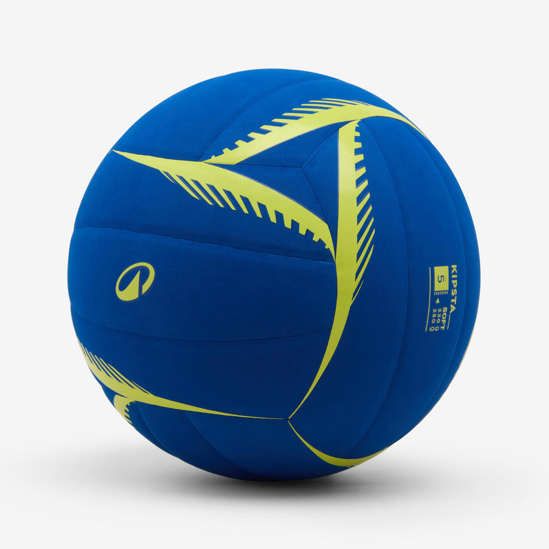 Ballon de volley-ball - vb500 soft 230/250 g bleu et jaune