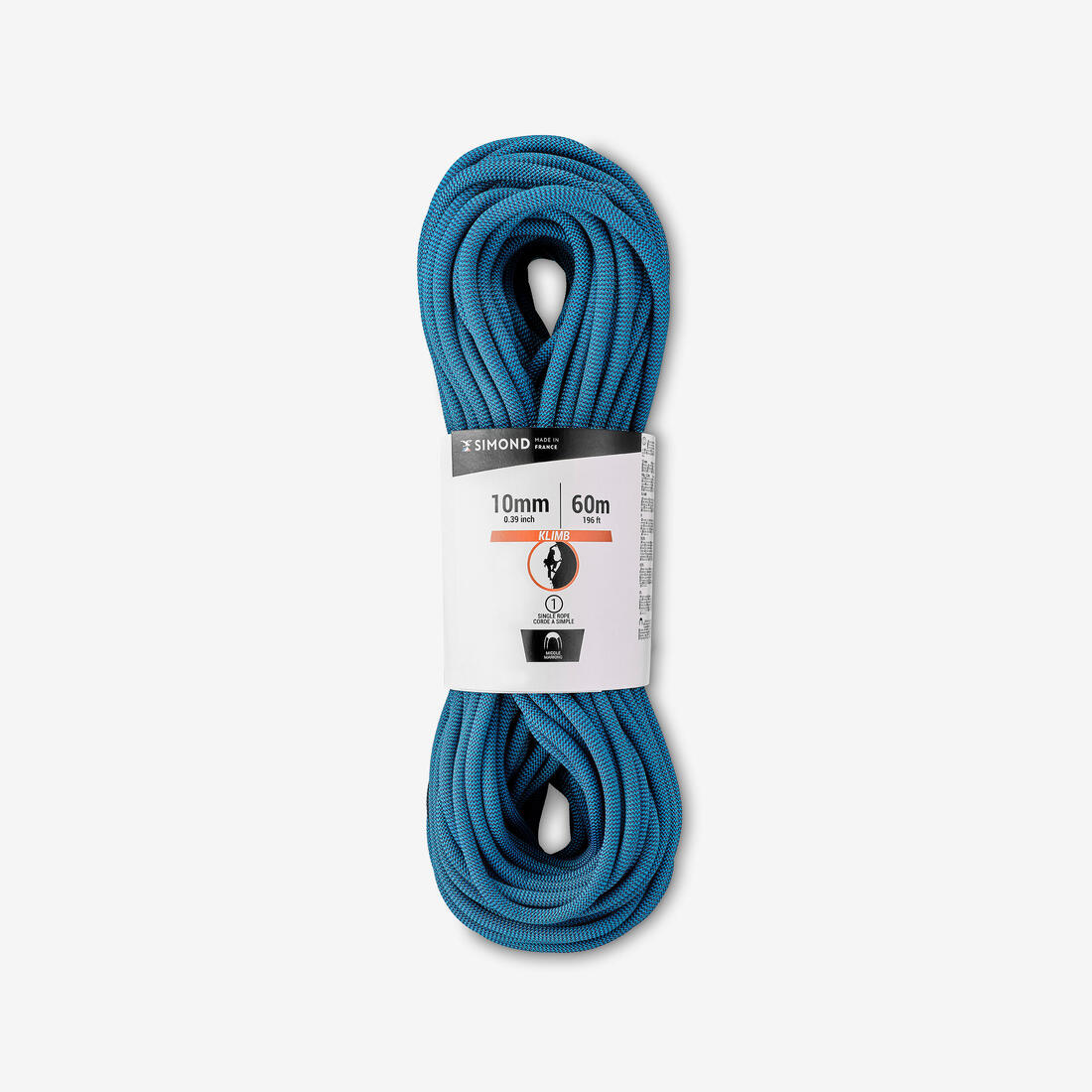 Corde d'escalade 10mm - klimb 60 metres
