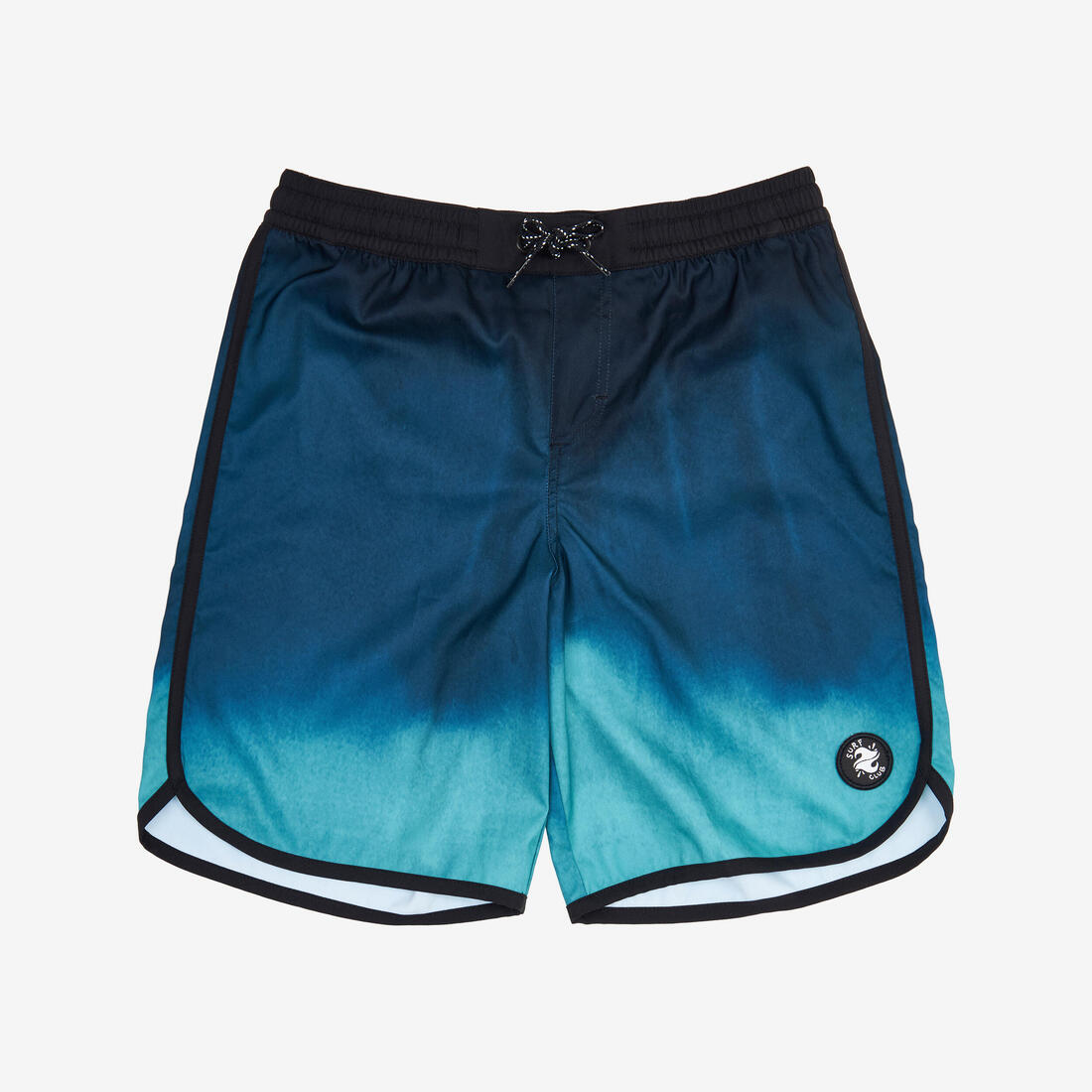 SHORT DE BAIN 500 BLEU CAMO