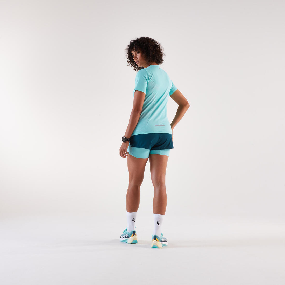 T-shirt de running Femme, Kiprun Run 500 Confort