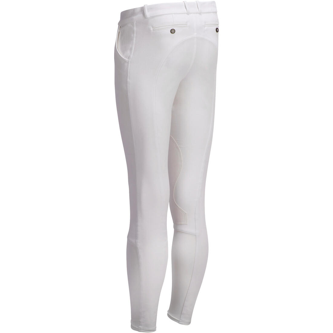 Pantalon de concours équitation basanes agrippantes Homme - 140 blanc