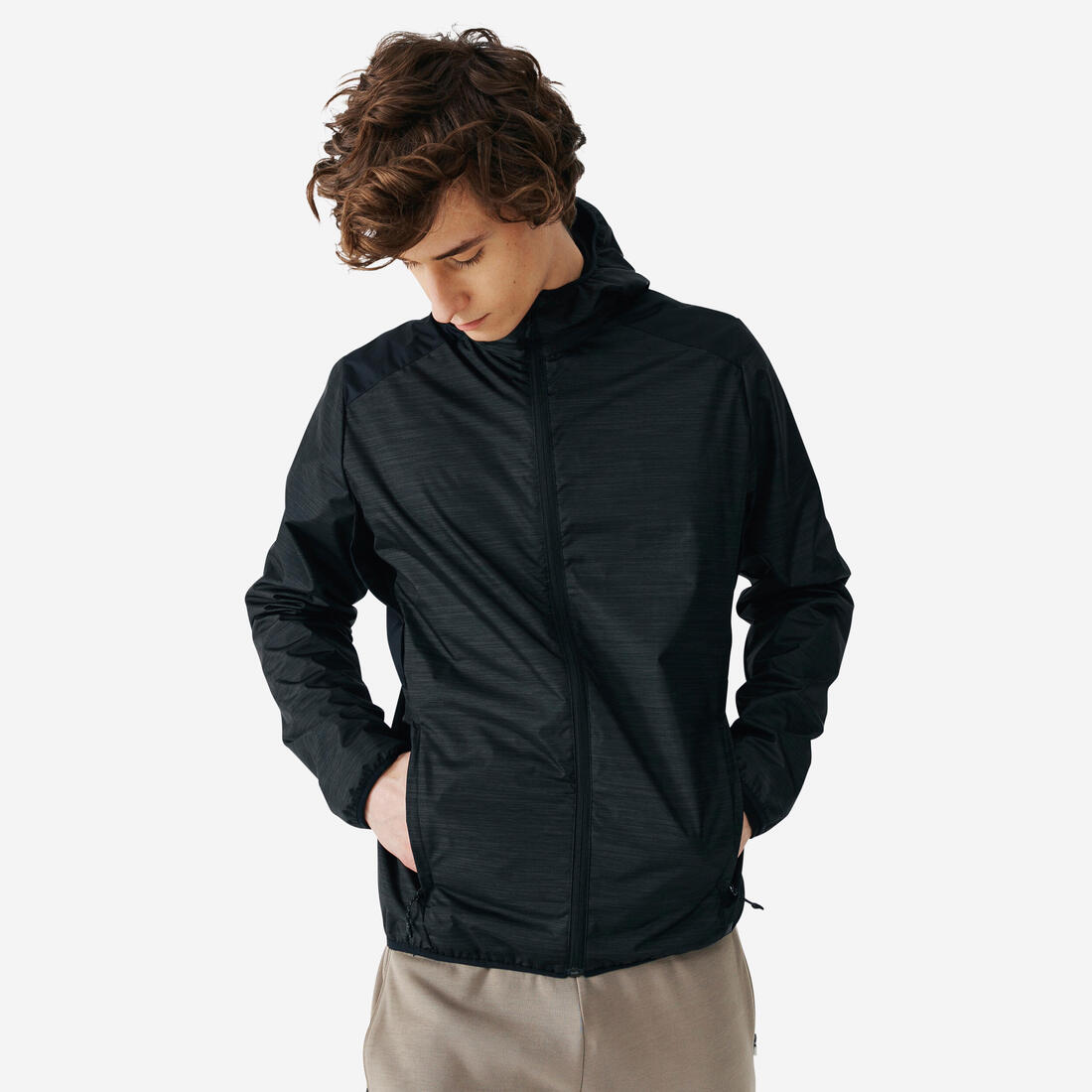 Veste imperméable de running Homme - KIPRUN Run 100