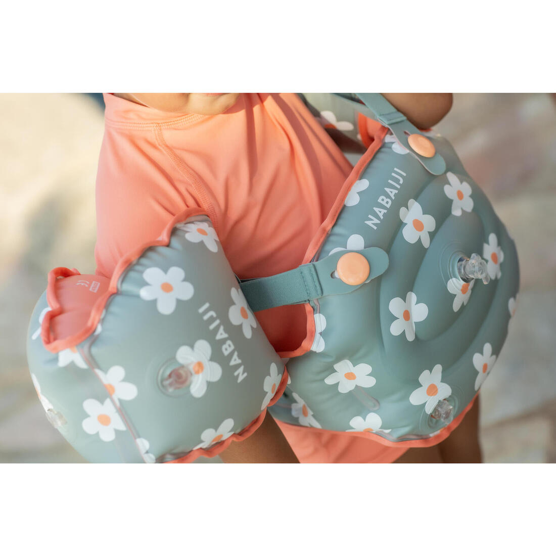 Brassards De Piscine Evolutif Enfant - Tiswim print savane