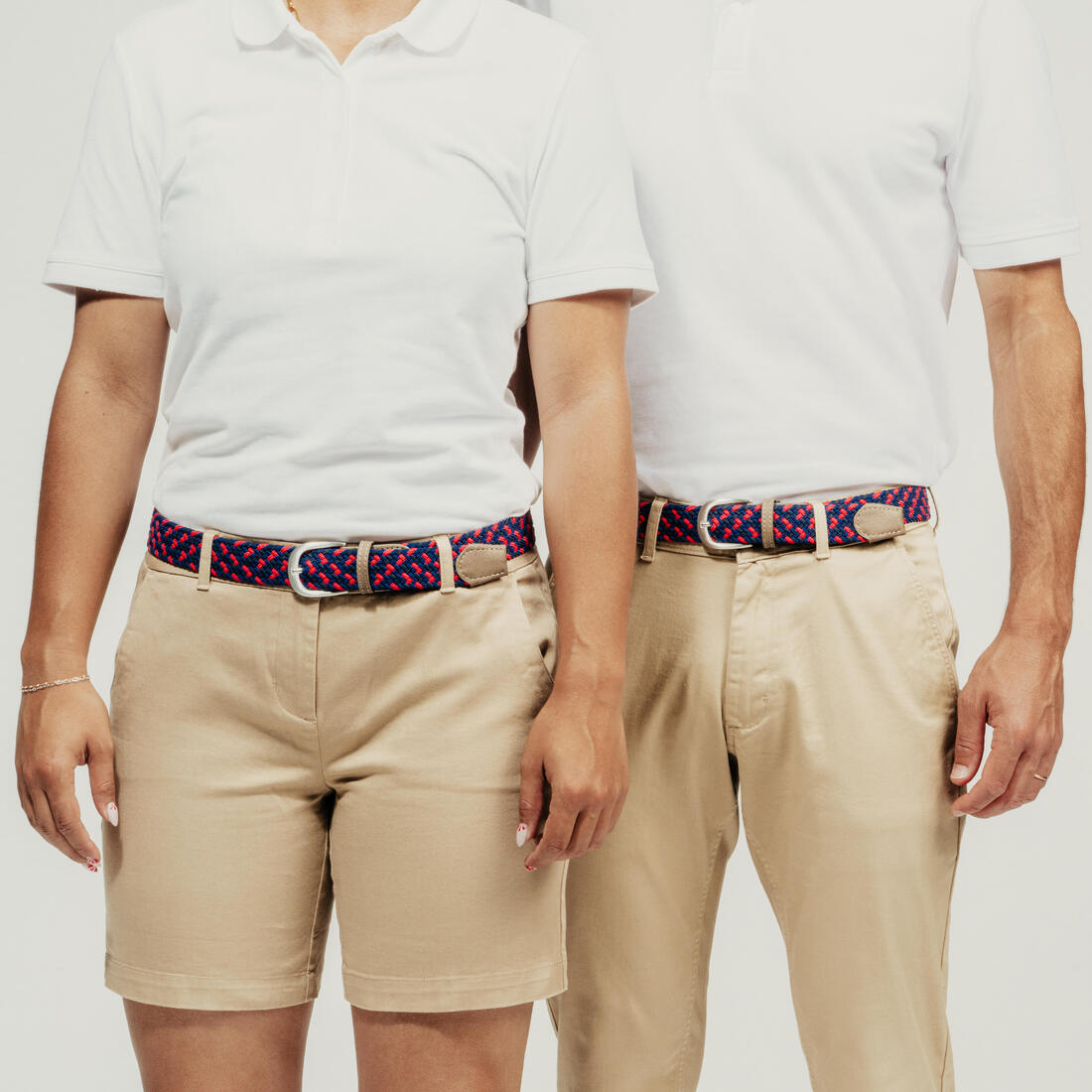 Ceinture golf tressée élastique & extensible