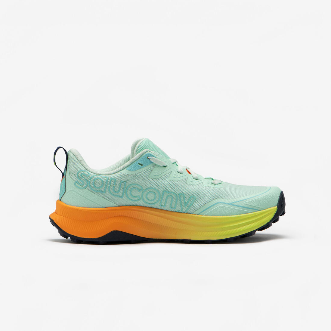 Chaussures de running trail femme, Saucony peregrine 16, bleu et