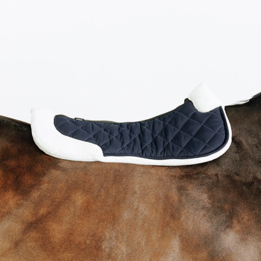 AMORTISSEUR CHEVAL ET PONEY MOUTON SYNTHETIQUE ROUGE GRENAT 500